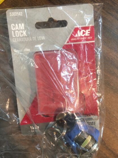 1/2 in. cam lock with 2 keys from Ace Hardware